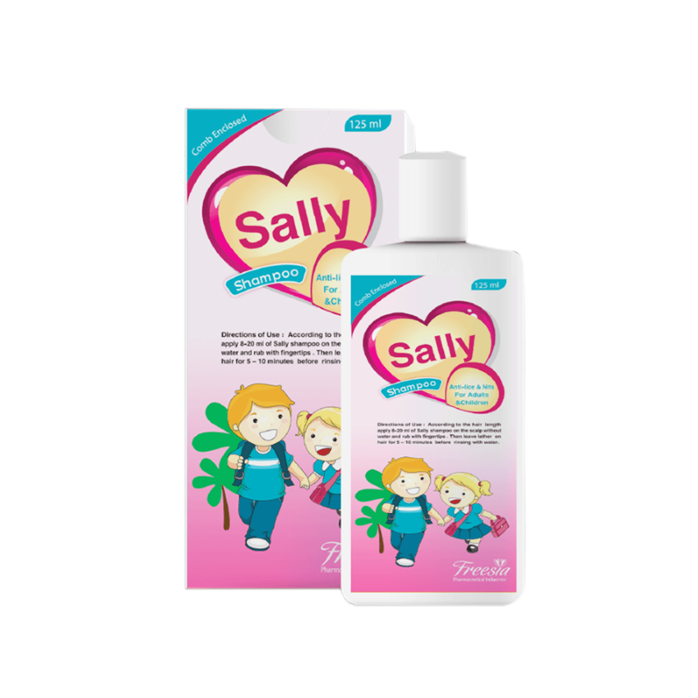 سالي شامبو لعلاج القمل عند الاطفال