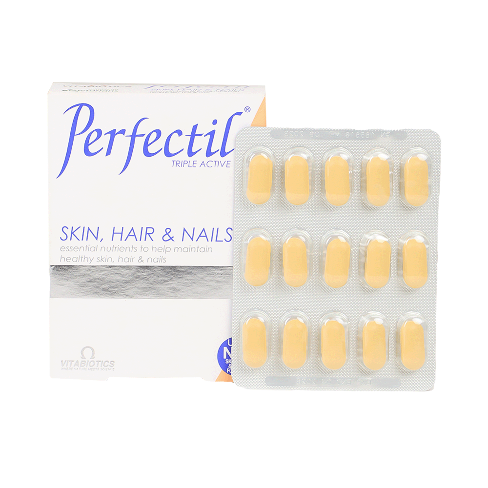 بيرفيكتيل مكمل غذائي لدعم صحة البشرة والشعر والأظافر - 30 كبسولة