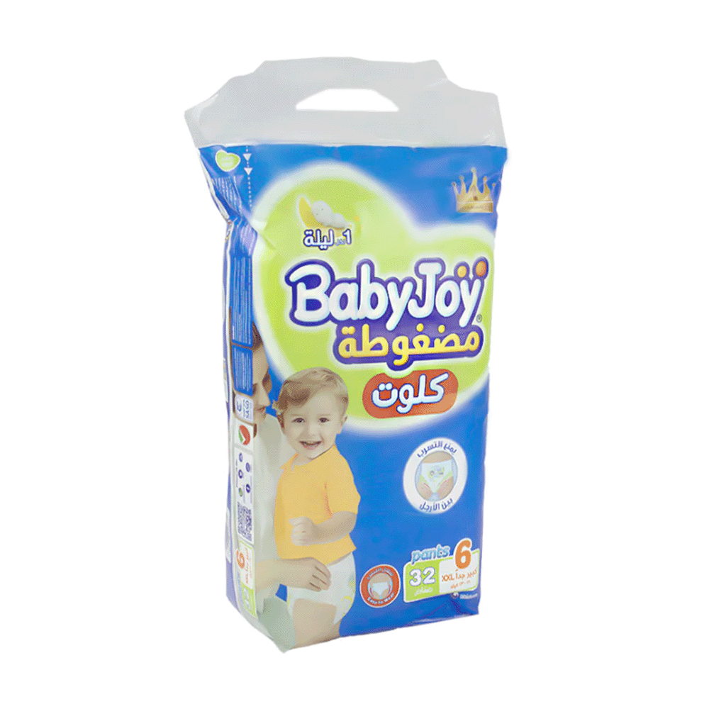 بيبي جوي كلوت مضغوط رقم 6 - عبوة 32كلوت