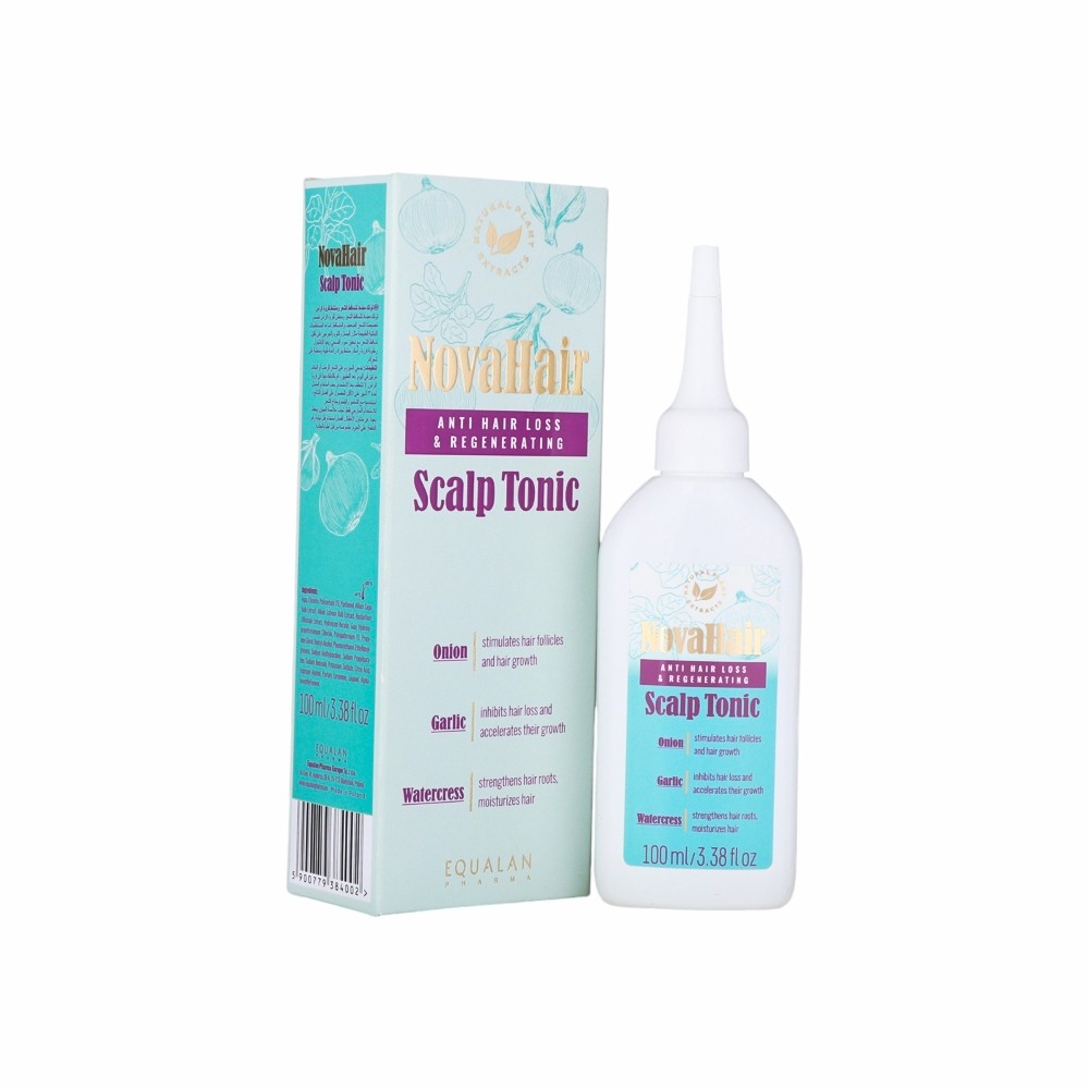 نوفاهير تونك لفروة الرأس ضد تساقط الشعر - لتحفيز نمو الشعر وتقوية الجذور - 100 مل