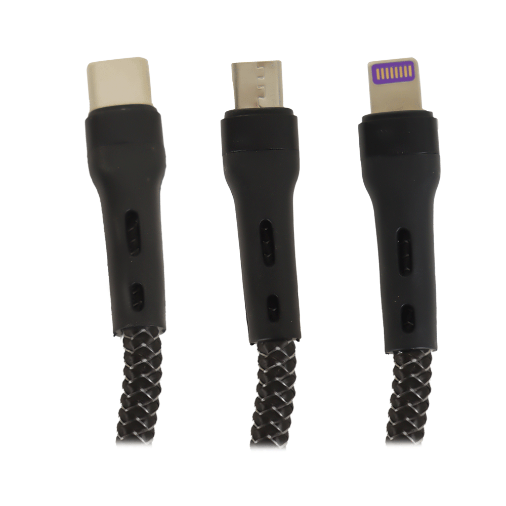 كاكسنسي كابل شحن ونقل بيانات سريع 5 في 1 عالي السرعة متعدد الوظائف للسفر - موديل KU-65