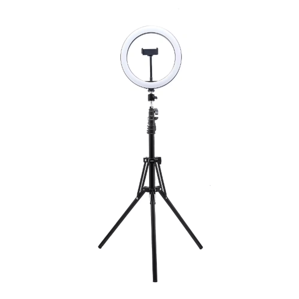 إضاءة حلقية LED مع حامل ثلاثي القوائم - قطر 63 بوصة