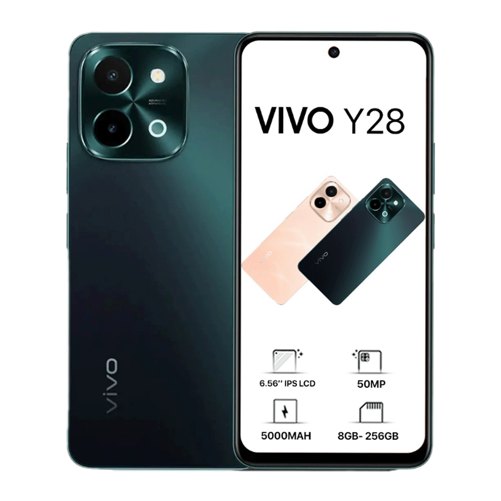 فيفو Y28 جوال بذاكرة داخلية 256 جيجا بايت ورام 16جيجا بايت - نظامين-وكالة