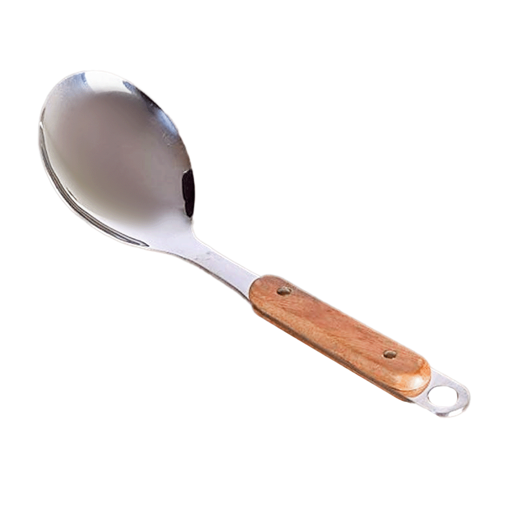 دهروسيمي ملعقة تقديم طعام من ستانلس ستيل