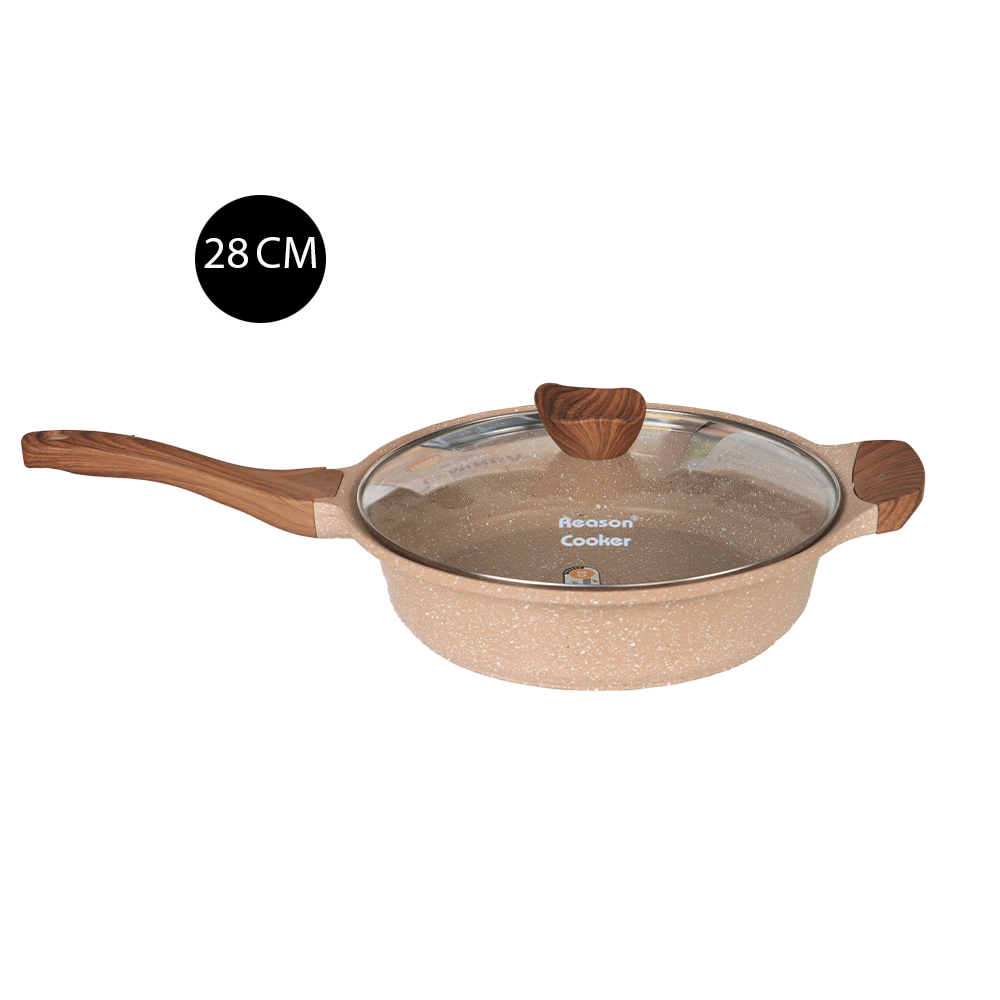 مجموعة قدور وأواني طبخ من الجرانيت - 5 قطع