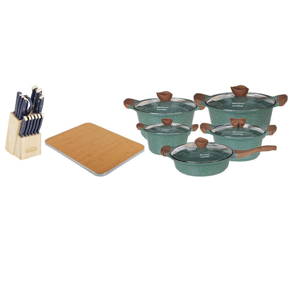 باكج أدوات الطهي والتقطيع الأساسية