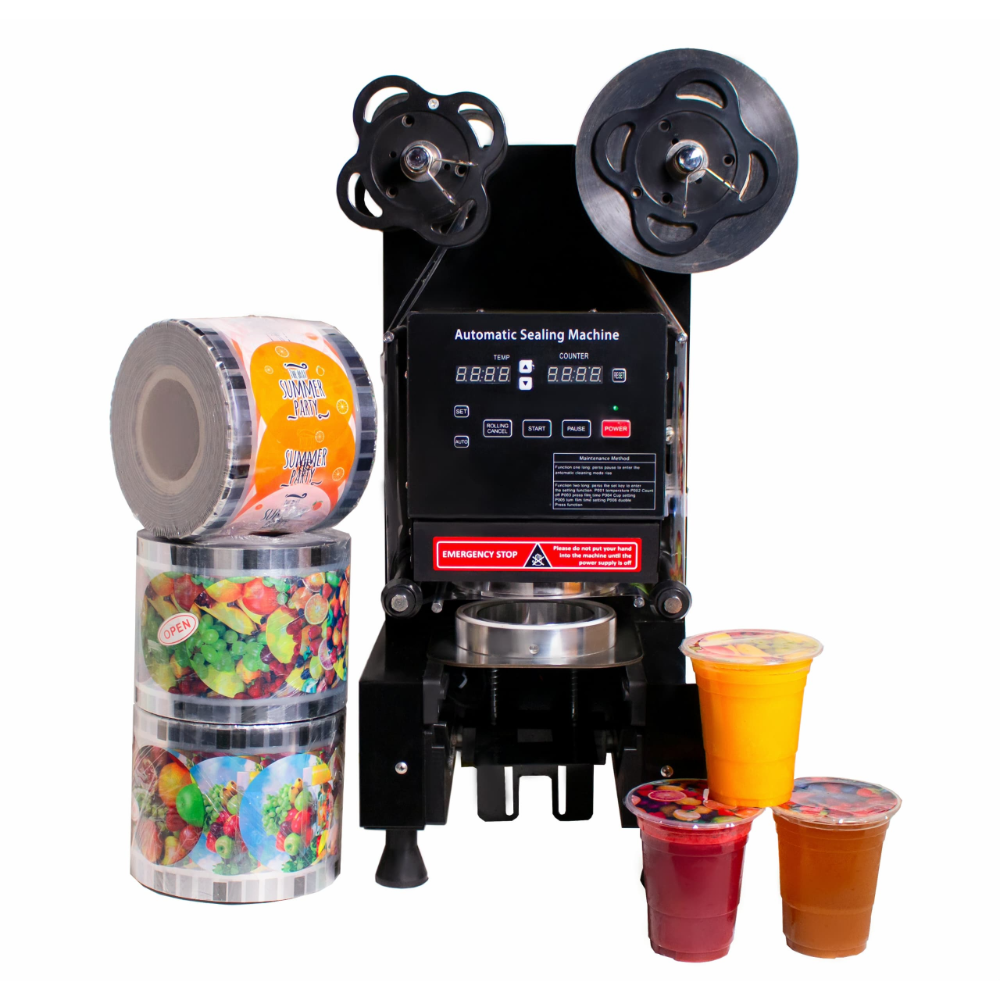 ماكينة تغليف أكواب العصير الأوتوماتيكية بقوة - 280 واط