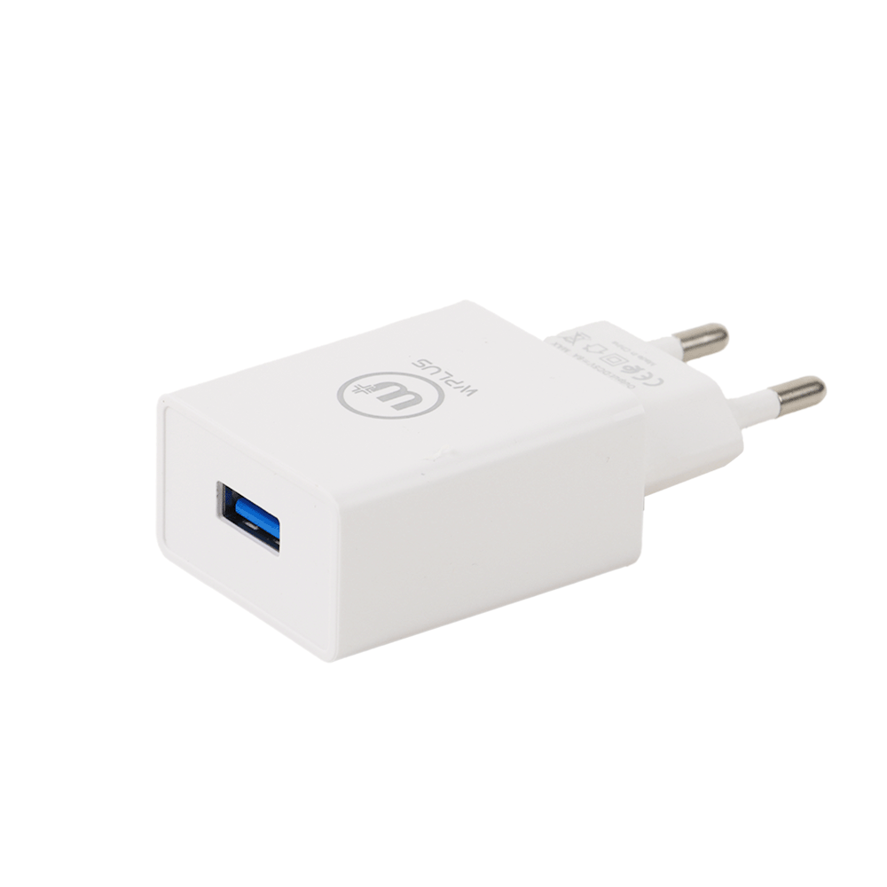 دبليو بلس رأس شاحن بقوه 6A موديل WP-13 - أبيض