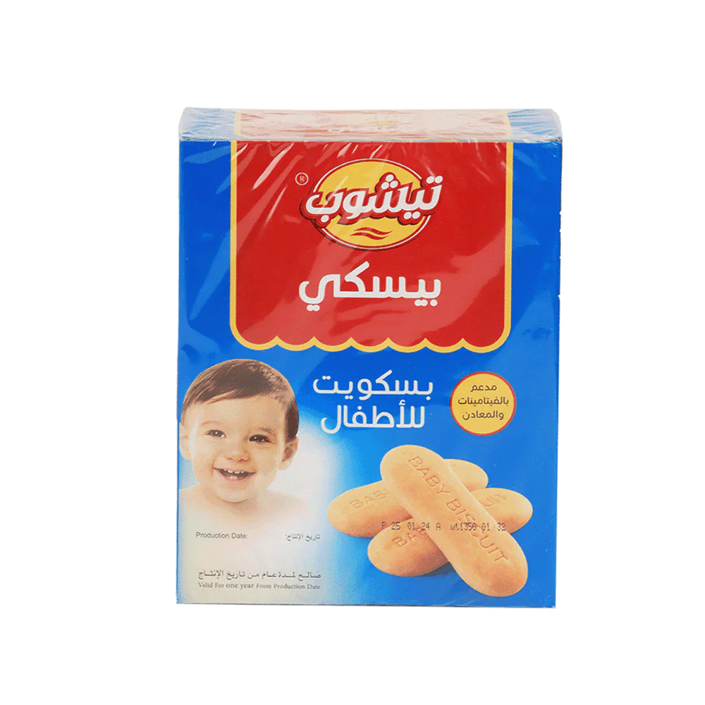 تيشوب بيسكي بسكويت أطفال - 100 جم