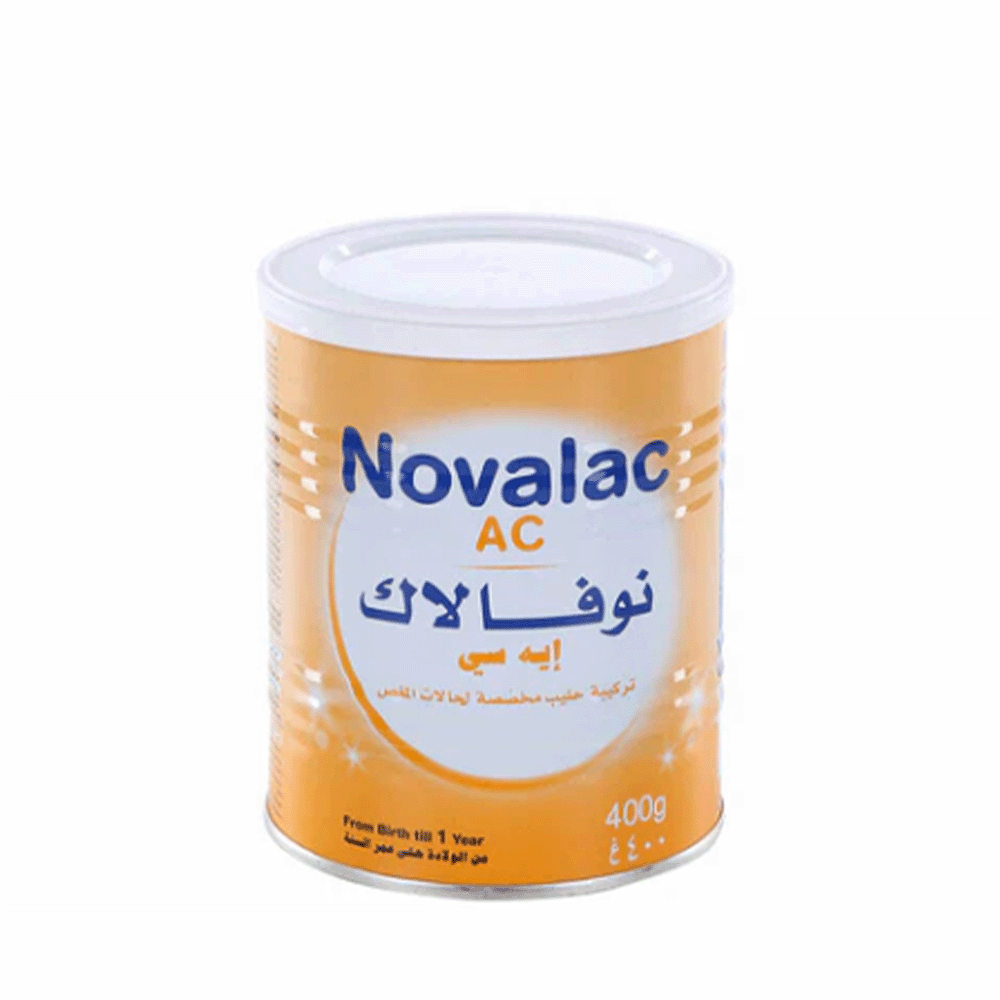 نوفالاك تركيبة مسحوق الحليب مخصصة لحالات المغص ايه سي 1 - 400 جم