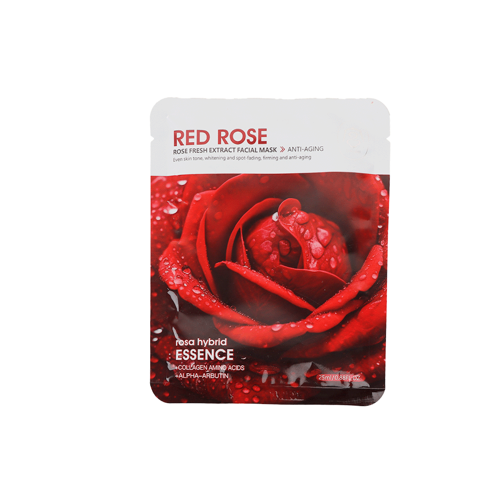 جونجبي قناع الوجه المرطب والمنقي للبشرة بخلاصة الورد الأحمر الأصلي - 25 مل