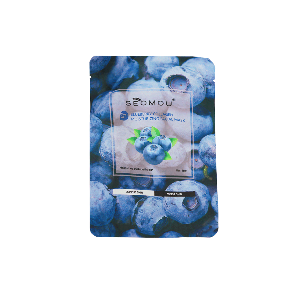 سيومو قناع الوجه المرطب والمنقي للبشرة بخلاصة الكولوجين والتوت الازرق الأصلي - 25 مل