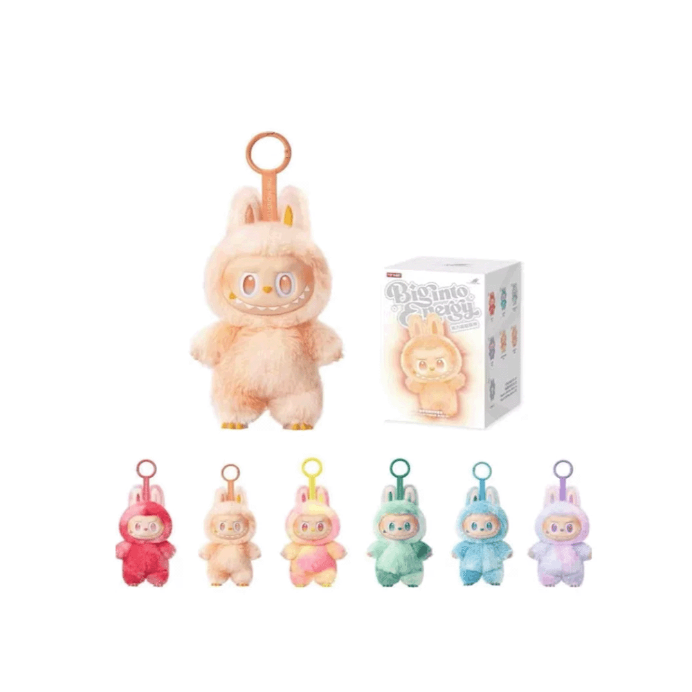 بوب مارت دمية لابوبو محشوة بتصميم تعليقة بلون عشوائي حسب التوفر