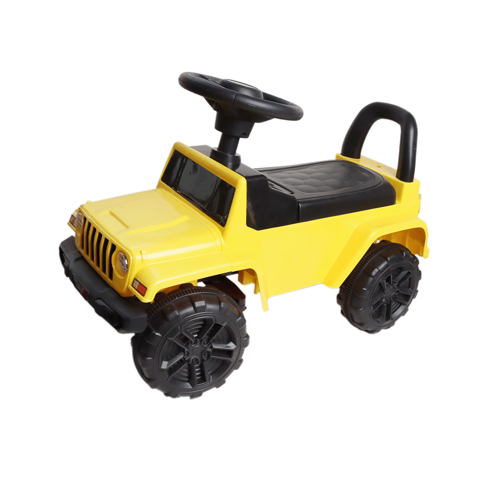 سيارة دفع للأطفال جيب موديل 003 - الأصفر