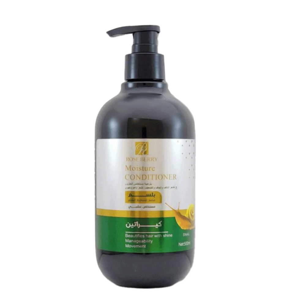 روز بيري مجموعة الكيراتين بالحلزون للشعر - 500 مل