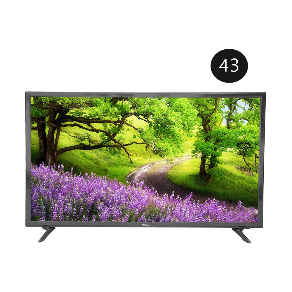 ستار واي تلفزيون ذكي بسعة 43 بوصه سمارت - أسود