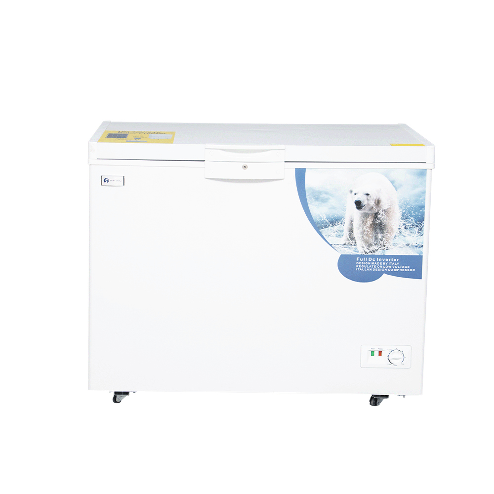 ستار واي فريزر عمودي نظامين بباب واحد 208 لتر 220 واط - أبيض