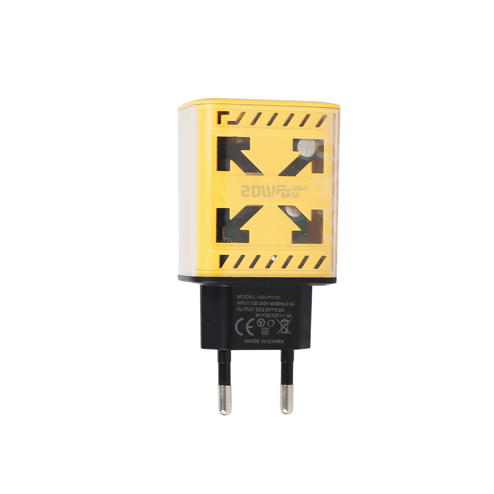 رأس شاحن سريع بقوة 20 واط وجهد 5 فولت - موديل AR-PD18