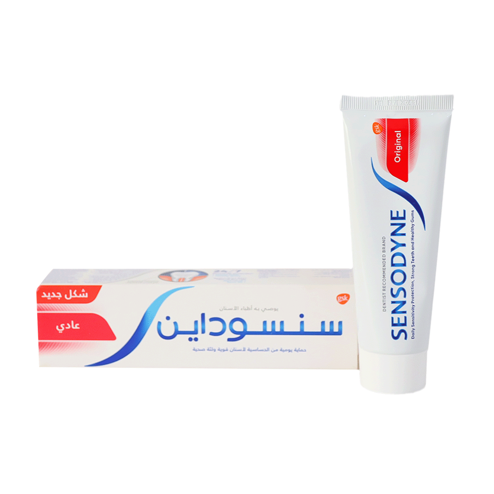 سنسوداين معجون أسنان أوريجينال لتخفيف حساسية الأسنان وحماية يومية - 75 مل