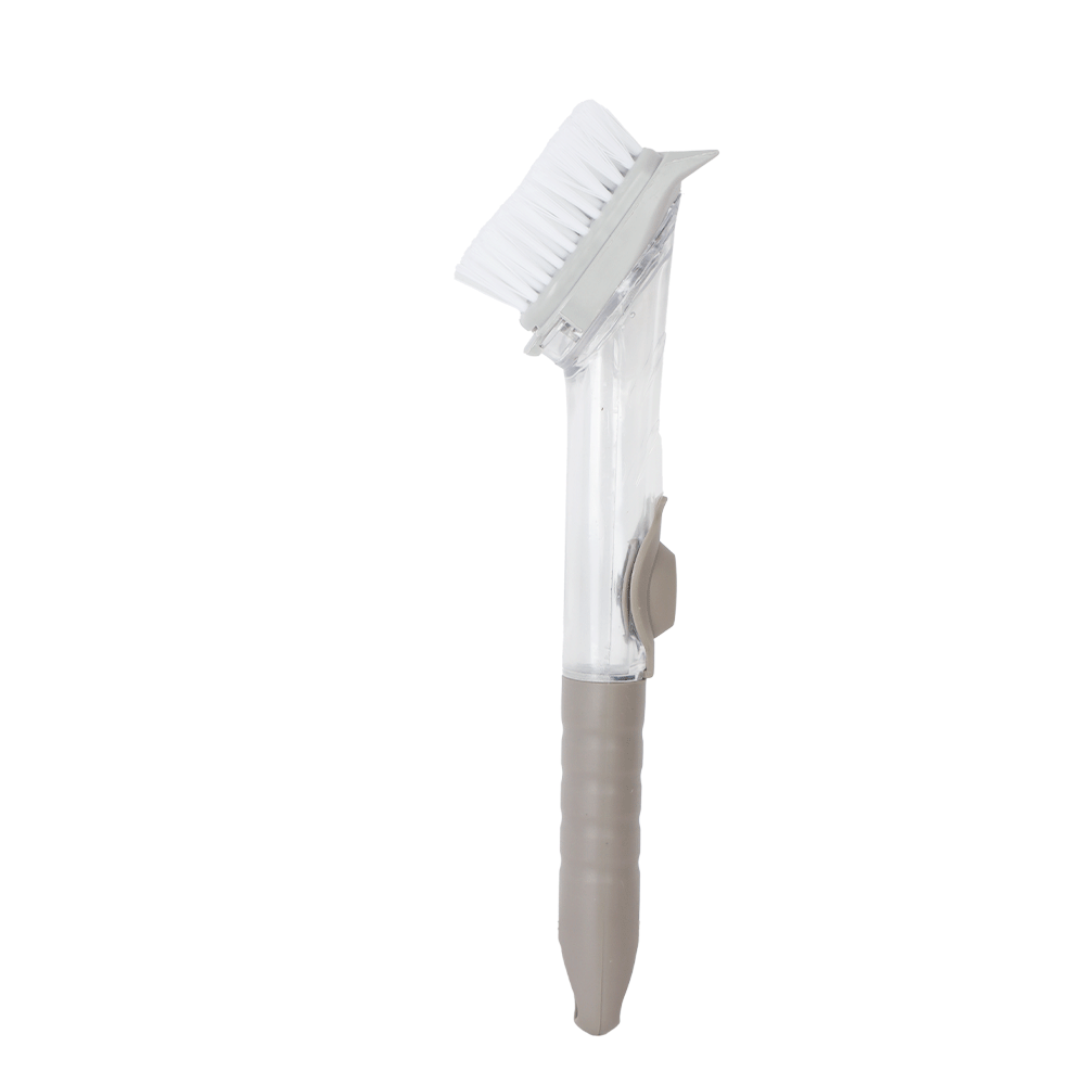 برش تنظيف بلستيك مع علبة لتخزين سائل التنظيف - رمادي