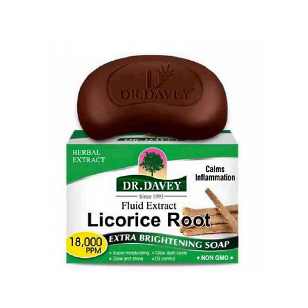 دكتور ديفي صابون جذر العرق سوس الطبيعي - 100 جرام