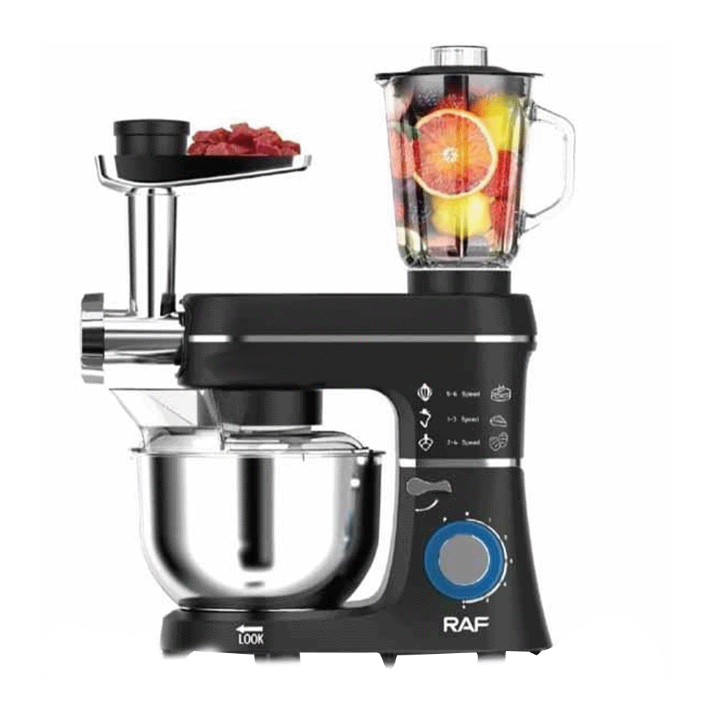 راف خلاط قائم متعدد الوظائف سعة سعة 5 لتر وقوة 1400 واط - موديل R.6676B1