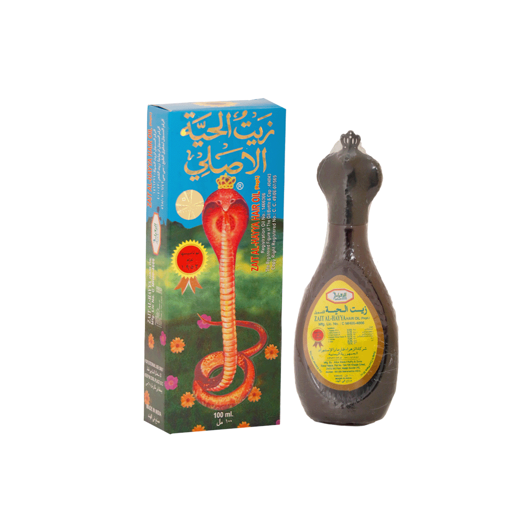 الزهراء زيت الحية الأصلي للشعر - 100 مل