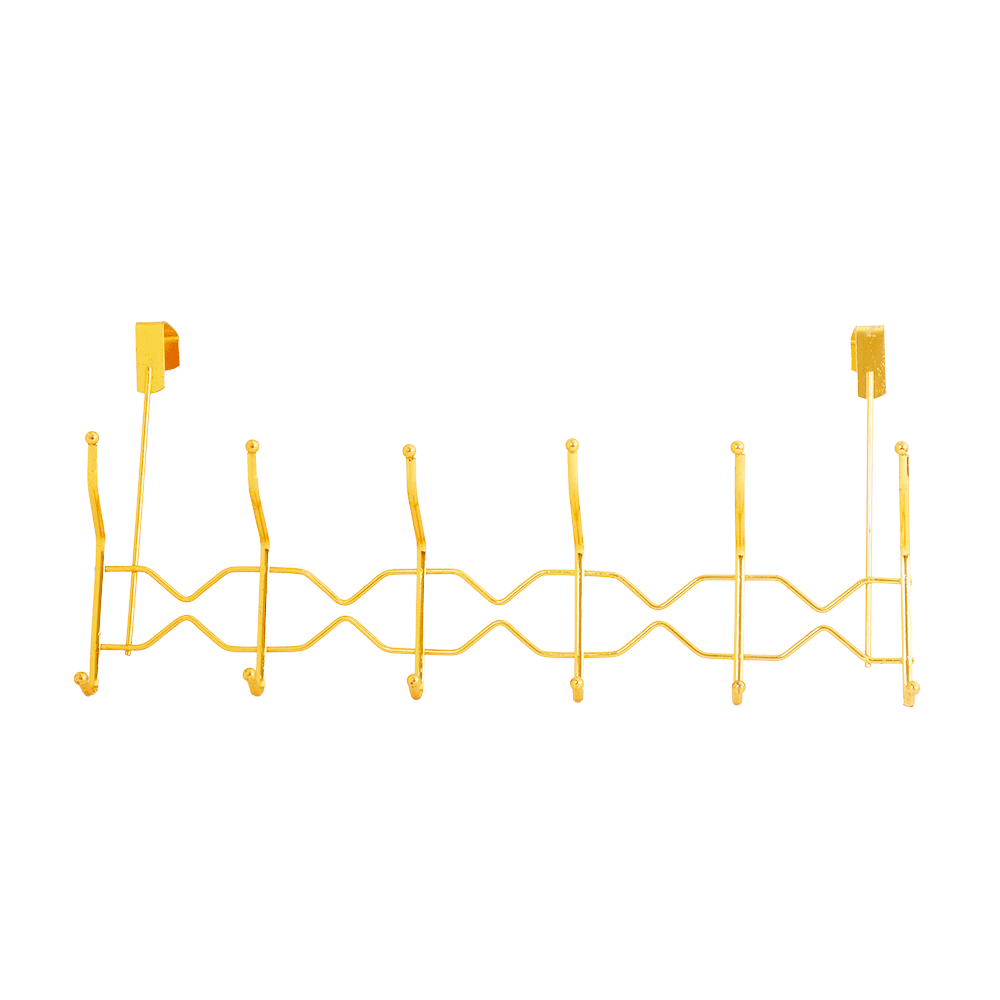 جياشيلي علاقة ملابس للباب معدنية - ذهبي
