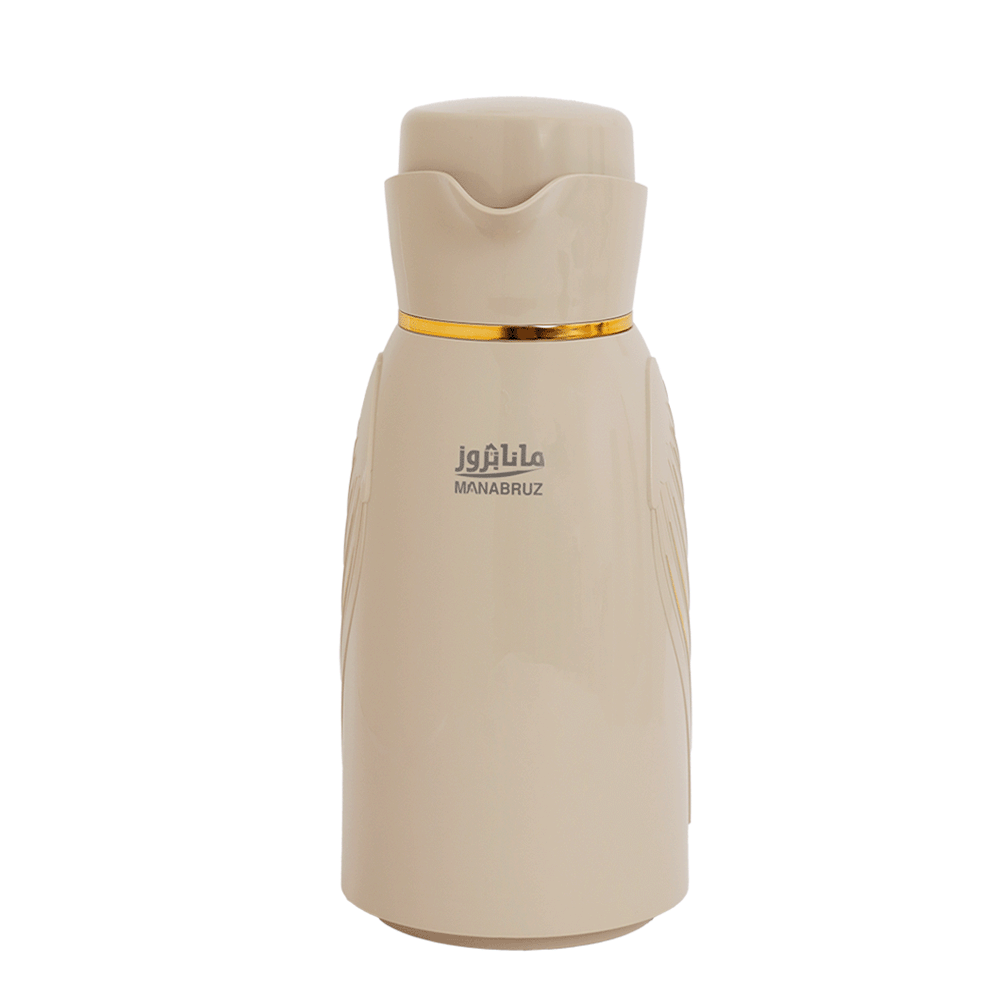 مانابروز ثلاجة عازلة للحرارة سعة 1.9 لتر - بيج