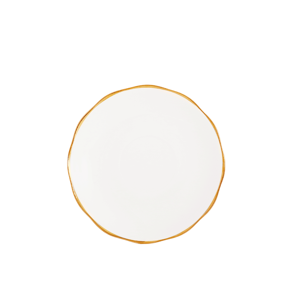 مجموعة فناجين وصحون للشاي بتصميم أنيق - 12 قطعة