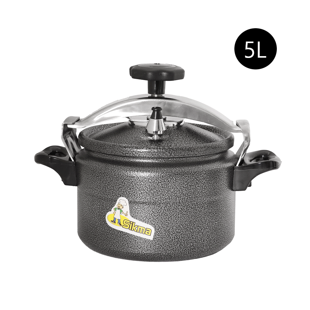 برشر كوكر قدر ضغط الومنيوم مقاس 22 سم وسعة 5 لتر - موديل AW-27