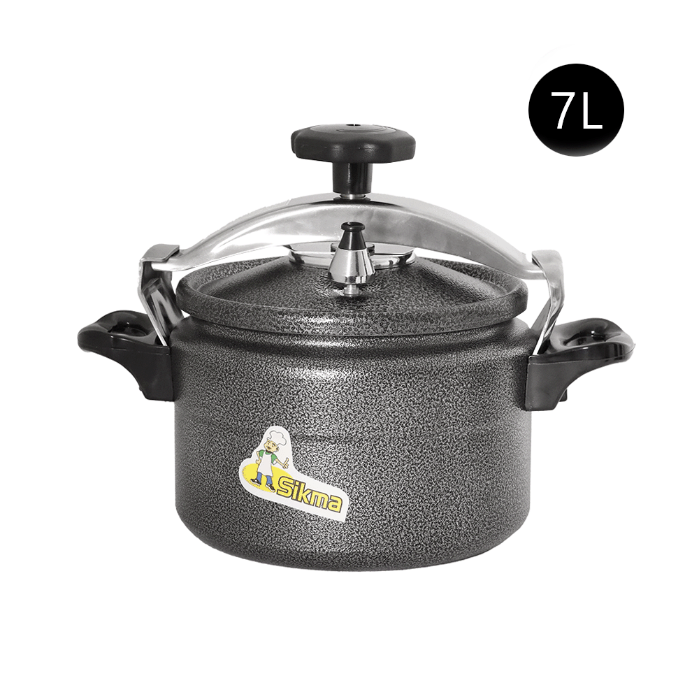 برشر كوكر قدر ضغط الومنيوم مقاس 24 سم وسعة 7 لتر - موديل AW-28