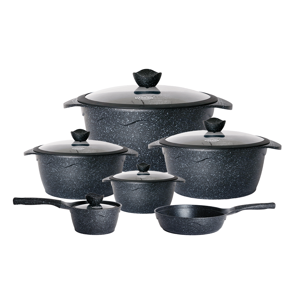 أوكين طقم قدور جرانيت أصلي 6 قطع - موديل VK-68