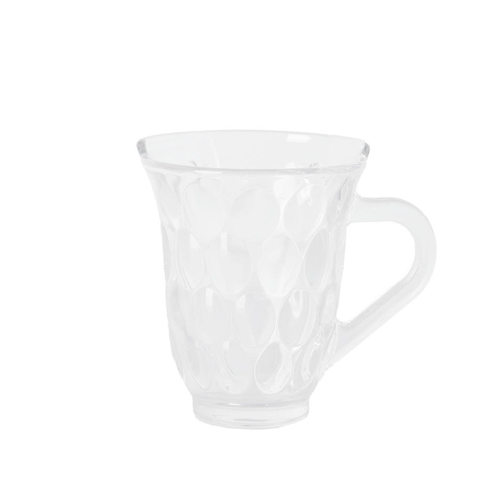 لوف ويش كاسات شاي زجاج أبو يد موديل SH 734 شفاف - 6 قطع