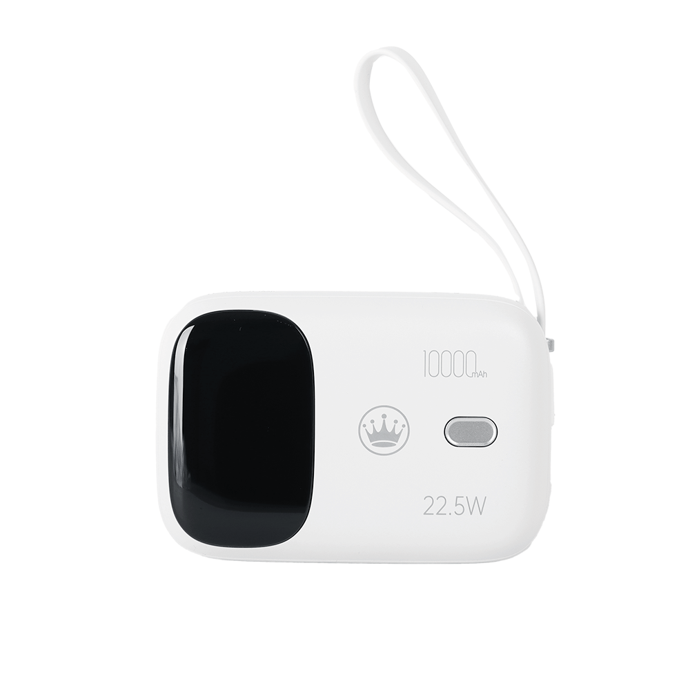 ال تي خازن بشاشه LCD بقوه 22.5 واط وسعة 10000 موديل 0001 - أبيض