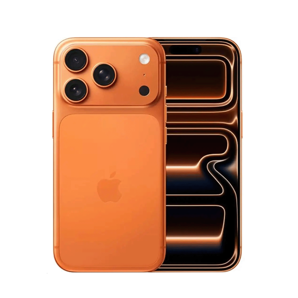 ابل ايفون جوال 17 برو ماكس نسخه الصينيه شريحه ذاكره 1تيرا بايت وكاله - برتقالي