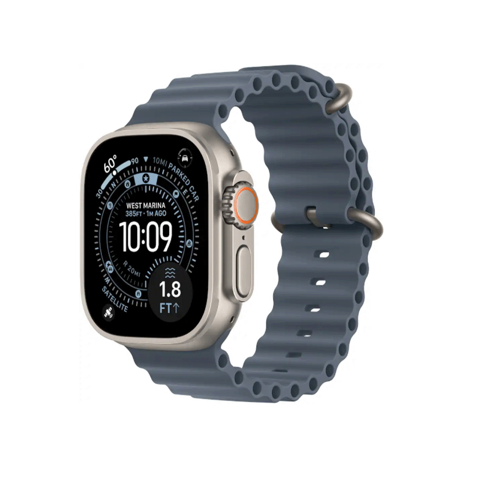 ابل ساعه ساعة ووتش 3 كلاسيك بلوتوث - رمادي غامق