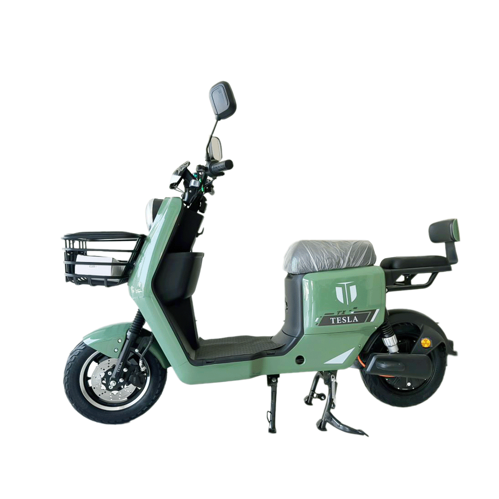 تسلا دراجة كهربائية بقوة 32 واط وجهد 60 فولت - أخضر