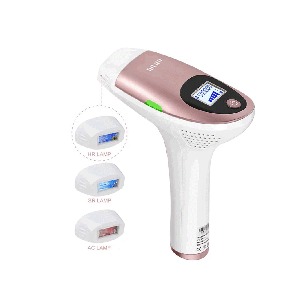 ملاي جهاز ليزر لإزالة الشعر 500000 ومضة مع 5 مستويات طاقة - موديل T3