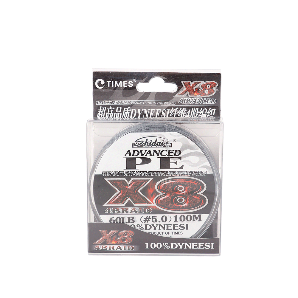 خيط صنارة صيد سمك تايمز حرير شامبيون ادفانسد 100 متر قطر 5.0 - رمادي