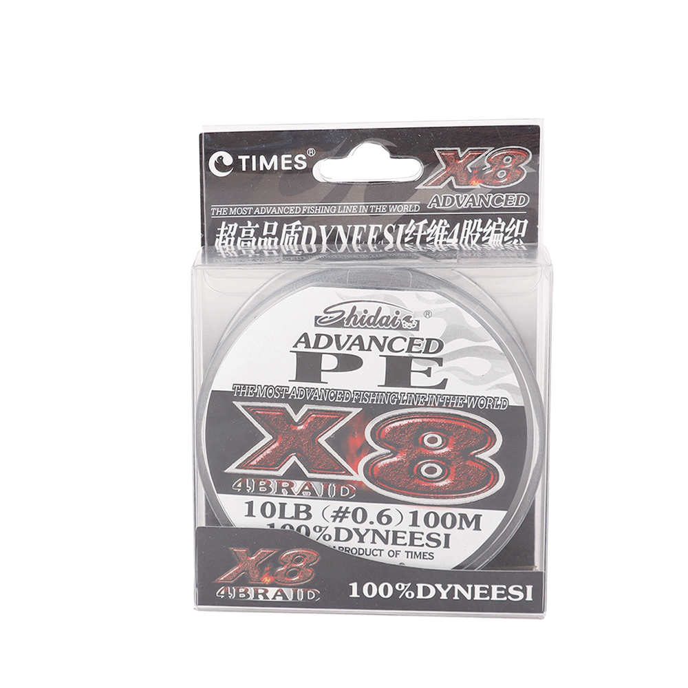 خيط صنارة صيد سمك تايمز حرير شامبيون ادفانسد 100 متر قطر 0.6 - رمادي