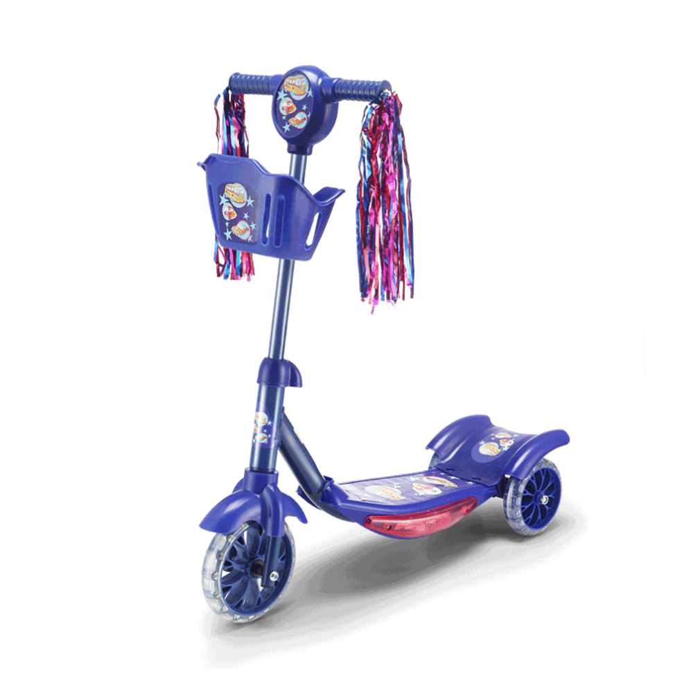 سكوتر كول بيبي ثلاثي العجلات بتصميم آمن للأطفال من عمر 3 سنوات و أكثر - أزرق