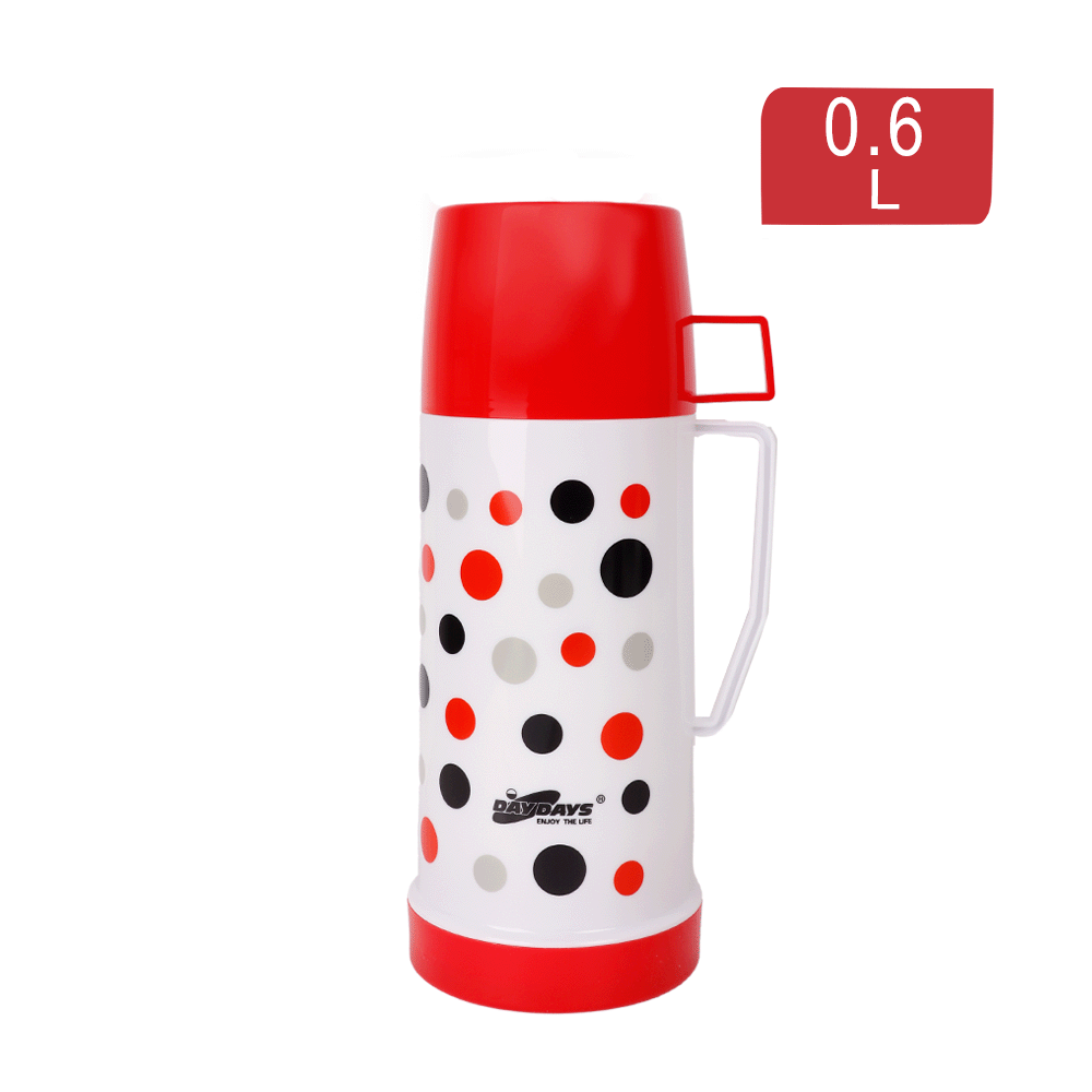 ثلاجة شاي فاكيوم فلاسك بلاستيكية سعة 600 مل - موديل SH-68