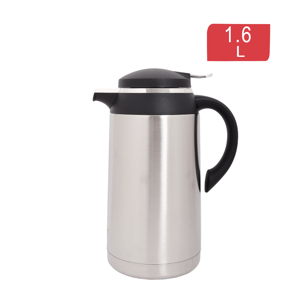 ثلاجة شاي داي دايز ستانلس ستيل بغطاء ضغطة سعة 1.6 لتر موديل AW-108 - فضي