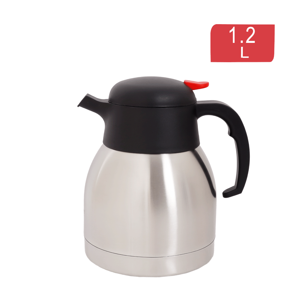 ثلاجة شاي داي دايز ستانلس ستيل بغطاء ضغطة سعة 1.2 لتر موديل AW-109 - فضي