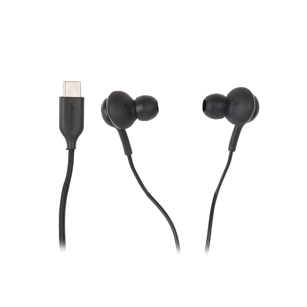 سماعة سامسونج بمنفذ يو إس بي سي عالية الجودة - أسود