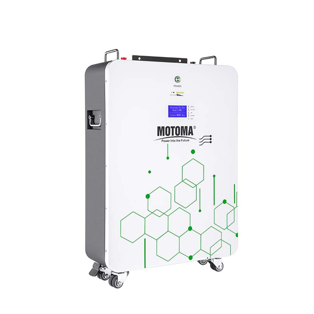 بطارية موتوما بسعة 15 كيلو نظام 48 فولت قوة 8000 دورة موديل M89 نوع LiFePO4 - أبيض