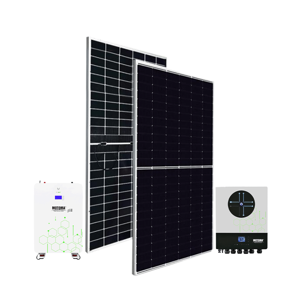 باكج الطاقة الشمسية لوح من كنيديان سولار وعاكس طاقة 8000 واط و بطارية 15 كيلو من موتومو