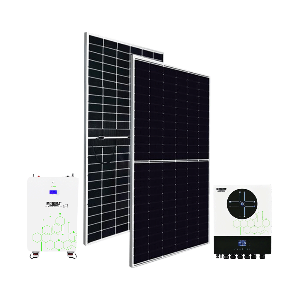 باكج الطاقة الشمسية لوح من كنيديان سولار وعاكس طاقة 11 كيلو واط و بطارية 15 كيلو من موتومو