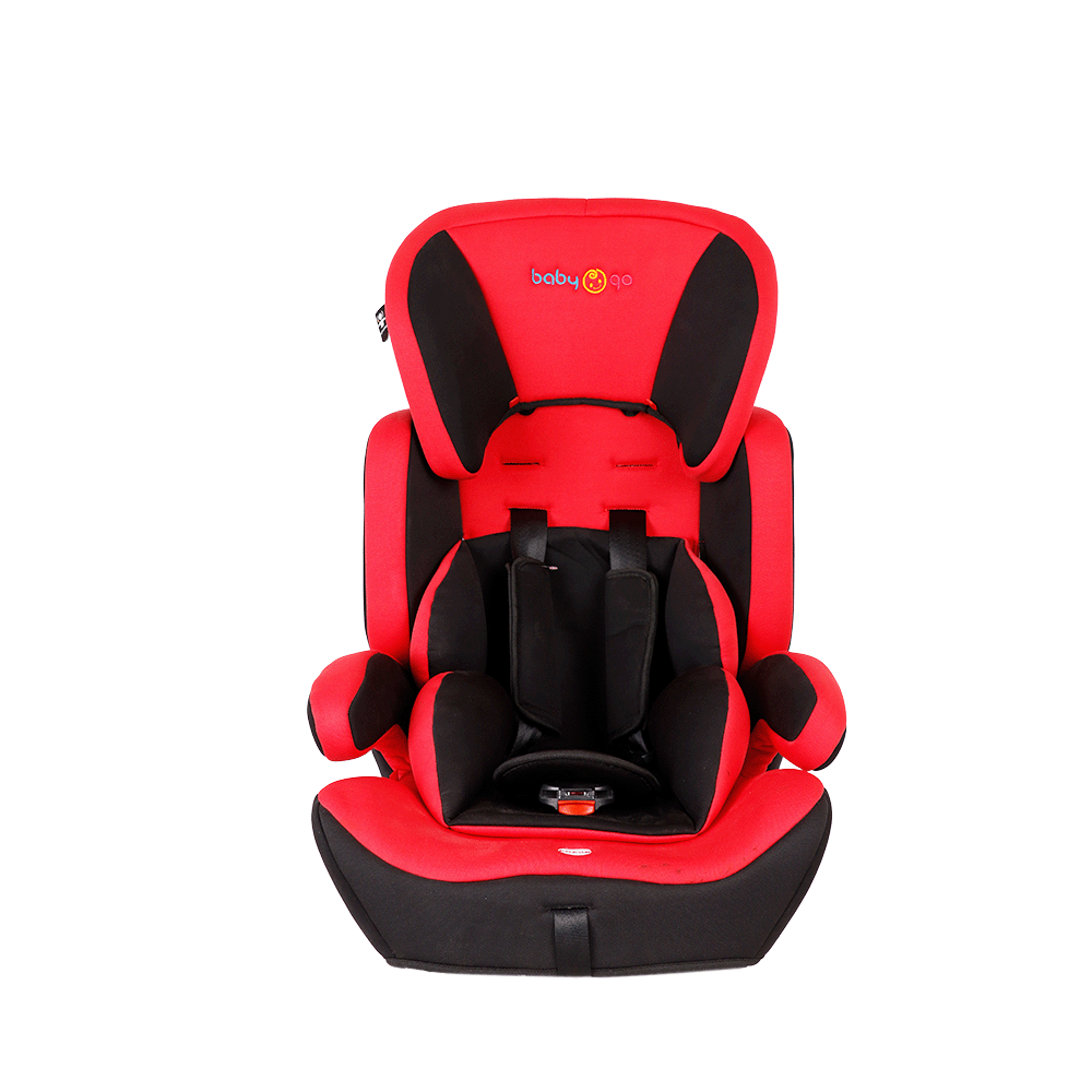 كرسي سيارة بيبي جو للأطفال بقماش مبطن عالي الجودة و أحزمة أمان قابلة للتعديل 